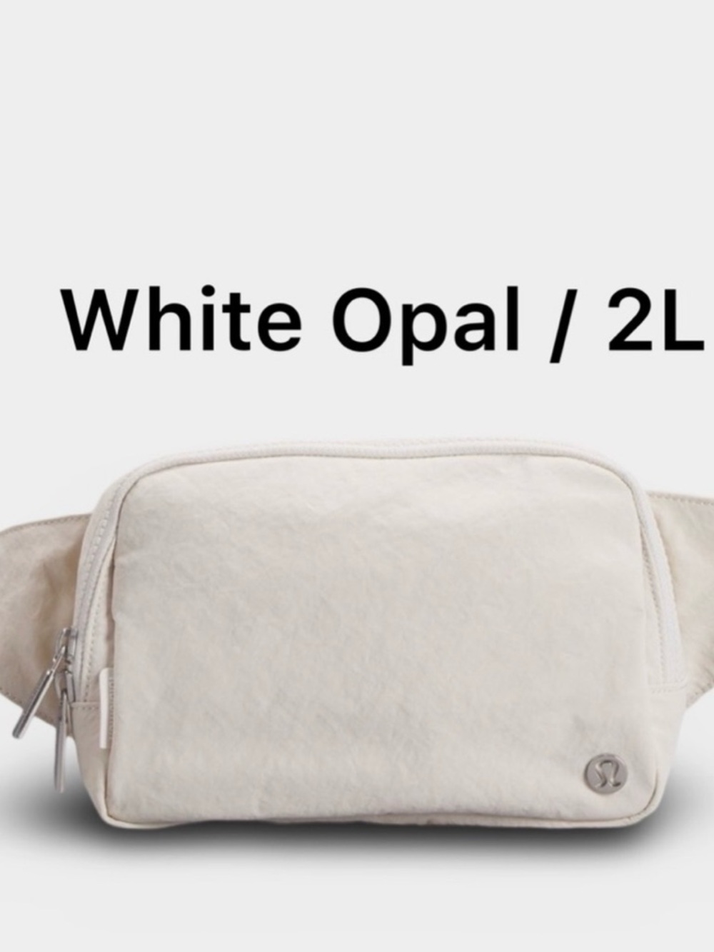 LululemonEverywhere Belt Bag-Large-White Opal (limited edition color)